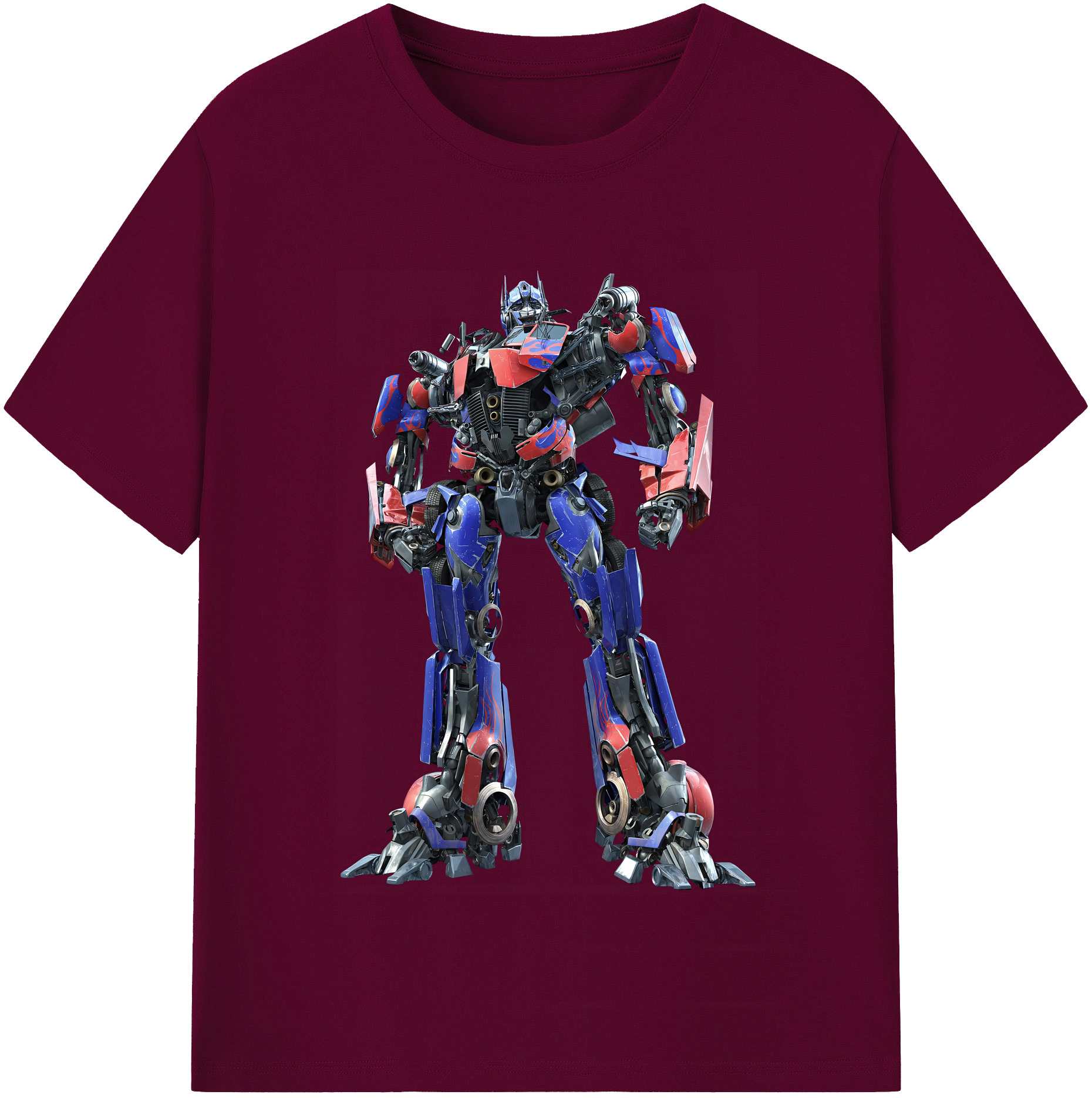 （画像用） Transformers トランスフォーマー レディースカジュアルプリントTシャツ（綿100％）